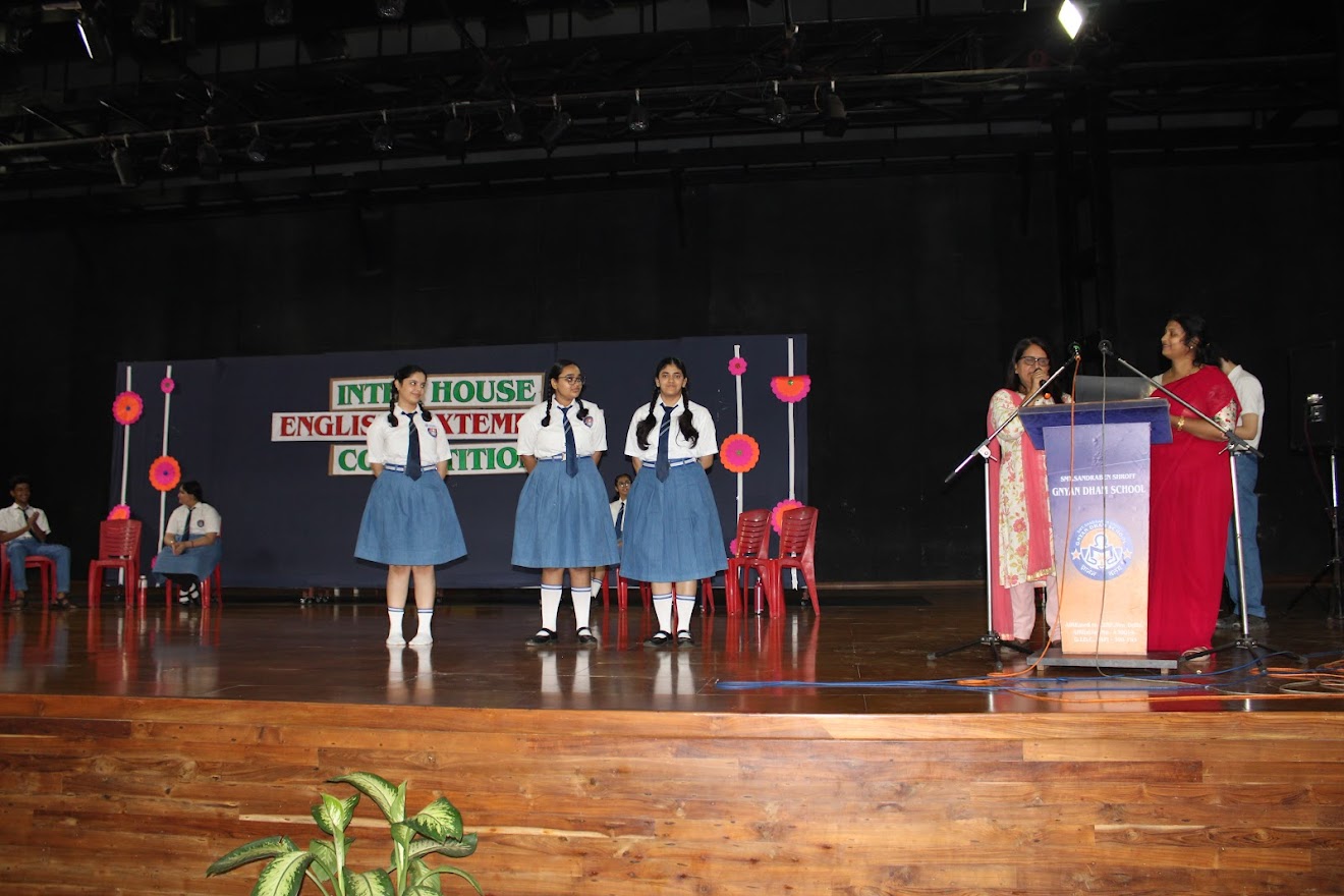 Interhouse English Extempore -(28-8-25)